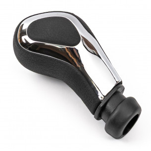 Pomello Del Cambio Cuffia Pu Pelle Per Peugeot 207 307 406 407 408 5 Marce Cromo