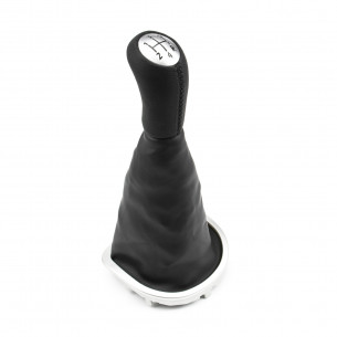 Pomello Del Cambio Cuffia Pu Pelle per Renault - Aftermarket