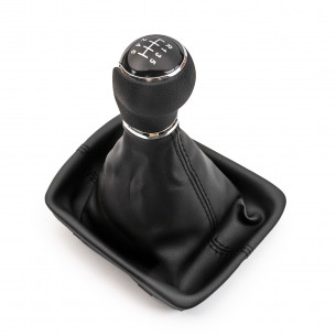 Pomello Del Cambio Cuffia Pu Pelle Per Seat Leon III 6 Marce