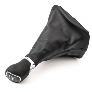 Pomello Del Cambio Cuffia Pu Pelle Per Skoda Octavia 2 II 6 Marce
