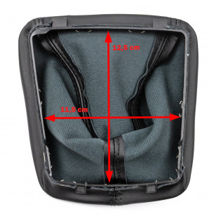 Pomello Del Cambio Cuffia Pu Pelle Per Skoda Octavia 2 II 6 Marce