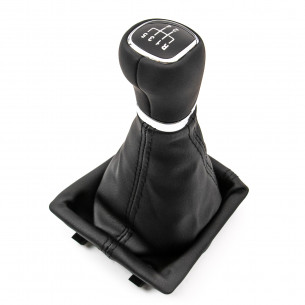 Pomello Del Cambio Cuffia Pu Pelle Per Skoda Octavia III 3 5 Marce