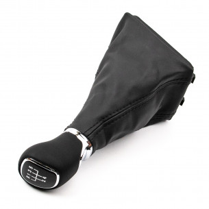 Pomello Del Cambio Cuffia Pu Pelle Per Skoda Octavia III 3 5 Marce