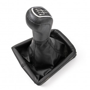 Pomello Del Cambio Cuffia Pu Pelle Per Skoda Superb 2 II 5 Marce