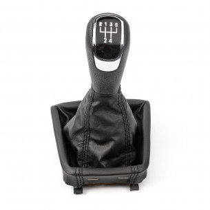 Pomello Del Cambio Cuffia Pu Pelle Per Skoda Superb 2 II 5 Marce