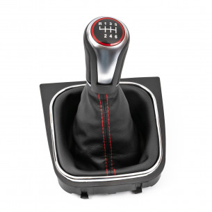 Pomello Del Cambio Cuffia Pu Pelle Per VW EOS Golf 5 6 Jetta 6 Marce