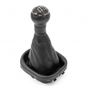 Pomello Del Cambio Cuffia Pu Pelle Per VW Caddy 2 II Touran 5 Marce