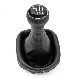 Pomello Del Cambio Cuffia Pu Pelle Per VW Caddy 2 II Touran 6 Marce