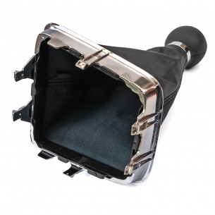 Pomello Del Cambio Cuffia Pu Pelle Per VW Golf Plus Sharan Tiguan 5 Marce