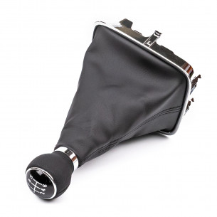 Pomello Del Cambio Cuffia Pu Pelle Per VW Golf Plus Sharan Tiguan 6 Marce