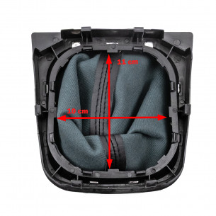 Pomello Del Cambio Cuffia Pu Pelle Per VW Golf V VI Jetta 5 Marce
