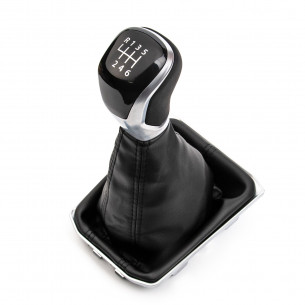 Pomello Del Cambio Cuffia Pu Pelle Per VW Tiguan 6 Marce