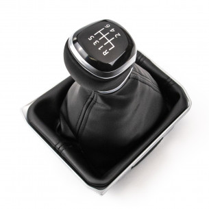 Pomello Del Cambio Cuffia Pu Pelle Per VW Tiguan 6 Marce