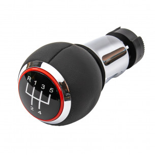 Pommeau Levier De Vitesse pour Audi A3 8P1 S-LINE 5 Vitesses Anneau rouge