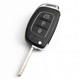 Hyundai Remote Control Flip Key 433Mhz ID46 PCF7936 - Aftermarket