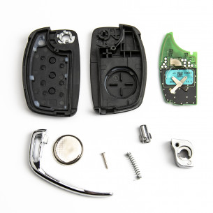 Hyundai Remote Control Flip Key 433Mhz ID46 PCF7936 - Aftermarket