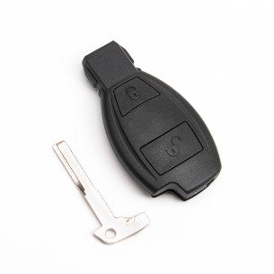Key Shell for Mercedes C E S With 2 Buttons - Aftermarket