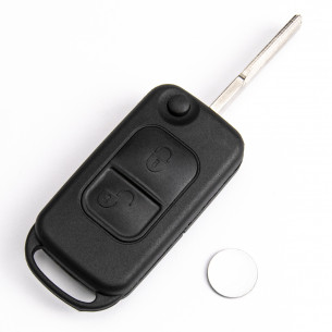 Key Cover for Mercedes A E C M With 2 Buttons - Aftermarket