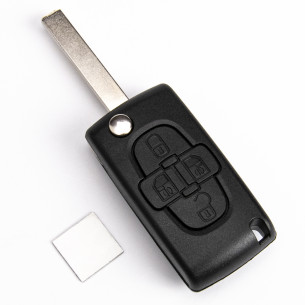 Peugeot Remote Key 433Mhz ID46 PCF7941 ASK - Aftermarket