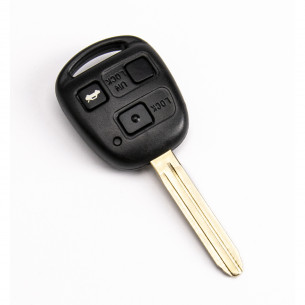 Remote Key with Electronics for Toyota Land Cruiser and 3 Buttons 433MHZ - Aftermarket