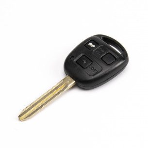 Remote Key with Electronics for Toyota Land Cruiser and 3 Buttons 433MHZ - Aftermarket
