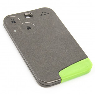 Coque de Clé Carte pour Renault avec 2 Boutons
