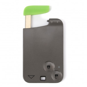 Renault Key Case Crard with 2 Buttons - Aftermarket
