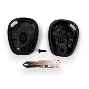 Renault Key Case with 1 Buttons - Aftermarket