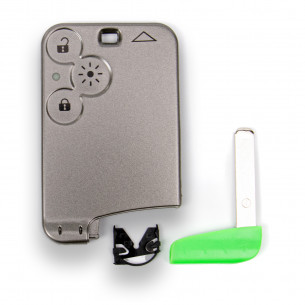 Renault Key Cover Smart Card with 3 Buttons - Aftermarket