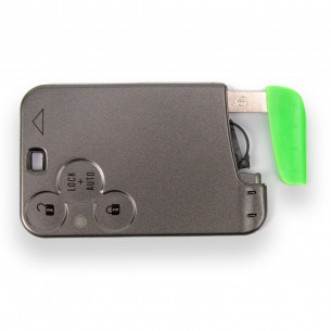 Renault Key Cover Smart Card with 3 Buttons - Aftermarket