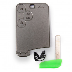 Renault Key Cover Smart Card with 3 Buttons - Aftermarket