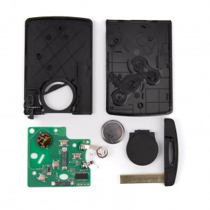 Renault Key Smart Card 434Mhz ID46 PCF7952 Keyless Go - Aftermarket