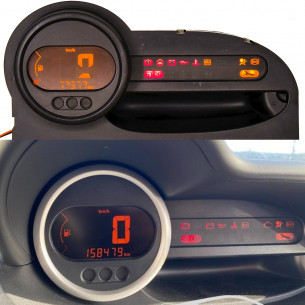 Renault LCD Display for Dashboard Speedometer - Aftermarket
