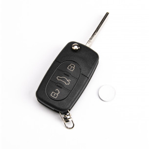 Remote Car Key for Seat Toledo Leon 1J0959753B 433Mhz ID48 - Aftermarket