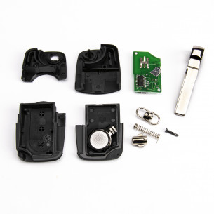 Remote Car Key for Seat Toledo Leon 1J0959753B 433Mhz ID48 - Aftermarket