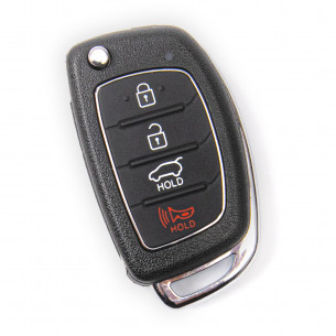 Smart Clé télécommande pour Hyundai IX35 Tucson Santa Fe ID46 PCF7936 433Mhz