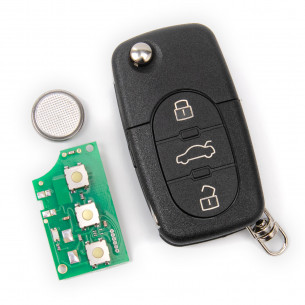Telecomando Chiave per Audi A2 A4 8Z0837231D 433Mhz ID48 - Aftermarket