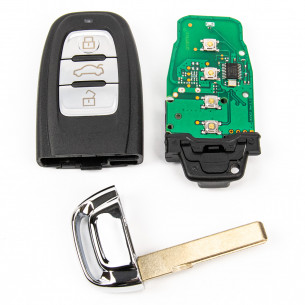 Telecomando Chiave per Audi A4 Q5 A5 A6 PCF7945 433Mhz 8T0959754 HU66