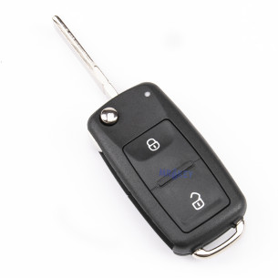 Flip Key Housing for VW Golf Touran Transporter With 2 Buttons - Aftermarket