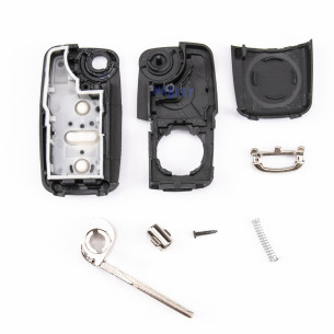 Flip Key Housing for VW Golf Touran Transporter With 2 Buttons - Aftermarket