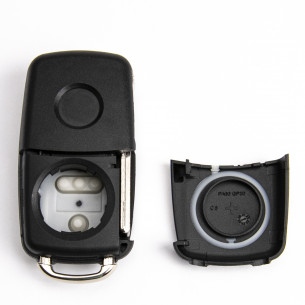 Key Shell for VW Golf Touran Transporter 5K0837202AD With 3 Buttons - Aftermarket