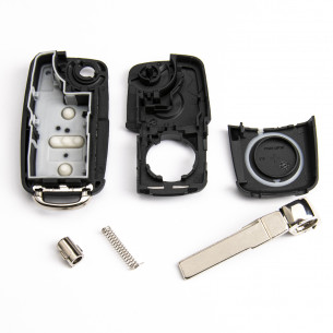 Key Shell for VW Golf Touran Transporter 5K0837202AD With 3 Buttons - Aftermarket