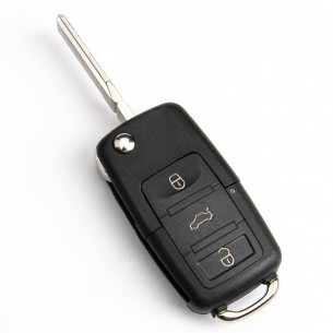 VW Carcasă Cheie Cu 3 Butoane - Aftermarket