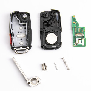 Remote Key for VW Seat Sharan Alhambra 5K0837202AD 434Mhz ID48 HU66 - Aftermarket