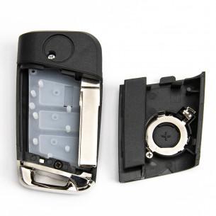 Key Cover Conversion Kit for VW Passat Golf Bora With 3 Buttons - Aftermarket