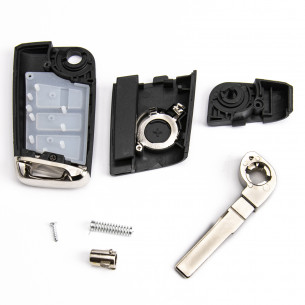 Key Cover Conversion Kit for VW Passat Golf Bora With 3 Buttons - Aftermarket