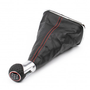 VW Golf IV Bora Pomello Del Cambio Cuffia Pu Pelle 6 Marce - Aftermarket