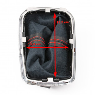 VW Golf IV Bora Pomello Del Cambio Cuffia Pu Pelle 6 Marce - Aftermarket