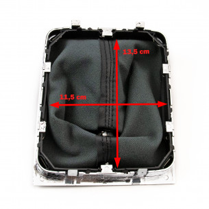 VW PASSAT B6 CC Pomello Del Cambio Cuffia Pu Pelle 6 Marce - Aftermarket