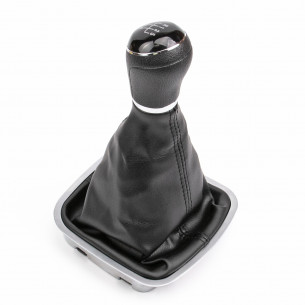 VW Polo 5 V 6C 12mm Gear Knob Shift Boot Frame 5 Speed - Aftermarket